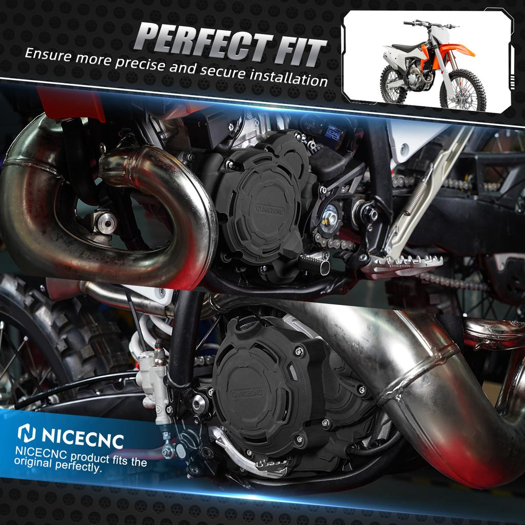 NICECNC For KTM EXC 300 EXC 250 XCW 300 2024-2026 SX 250 XC 250 300 2023-2026 Crankcase Ignition Clutch Cover For GasGas EC 300