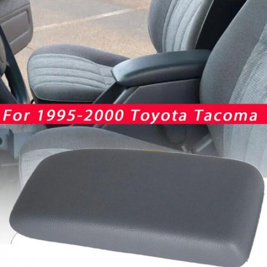 Car Leather Center Console Lid Armrest Cover Trim Gray For Toyota Tacoma 95-00