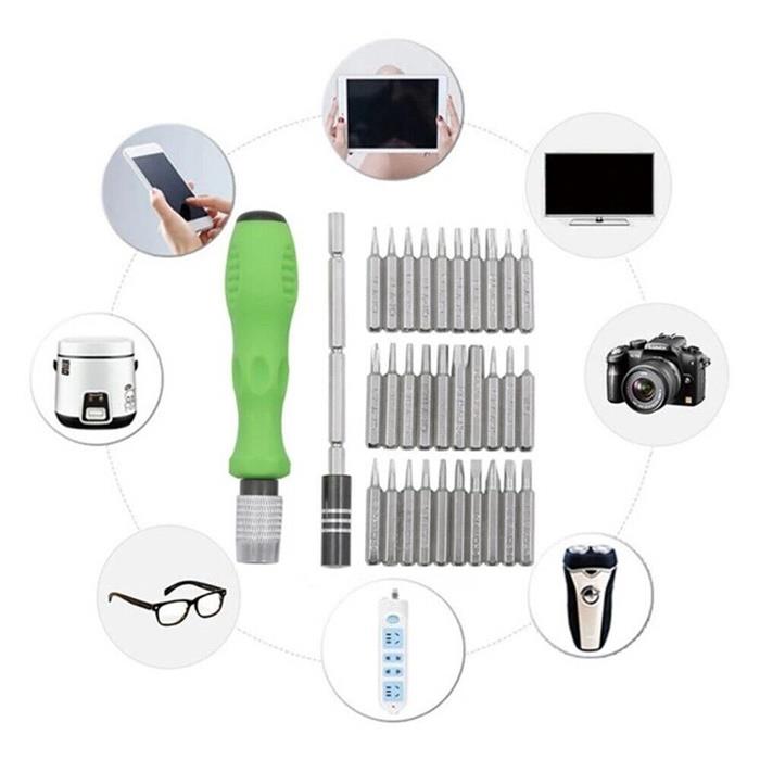 32-piece Precision Magnetic Bit Screwdriver Set