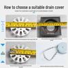 Round Stainless Steel Floor Drain Cover: Anti-Hair and Anti-Odor Filter for Bathroom/Toilet