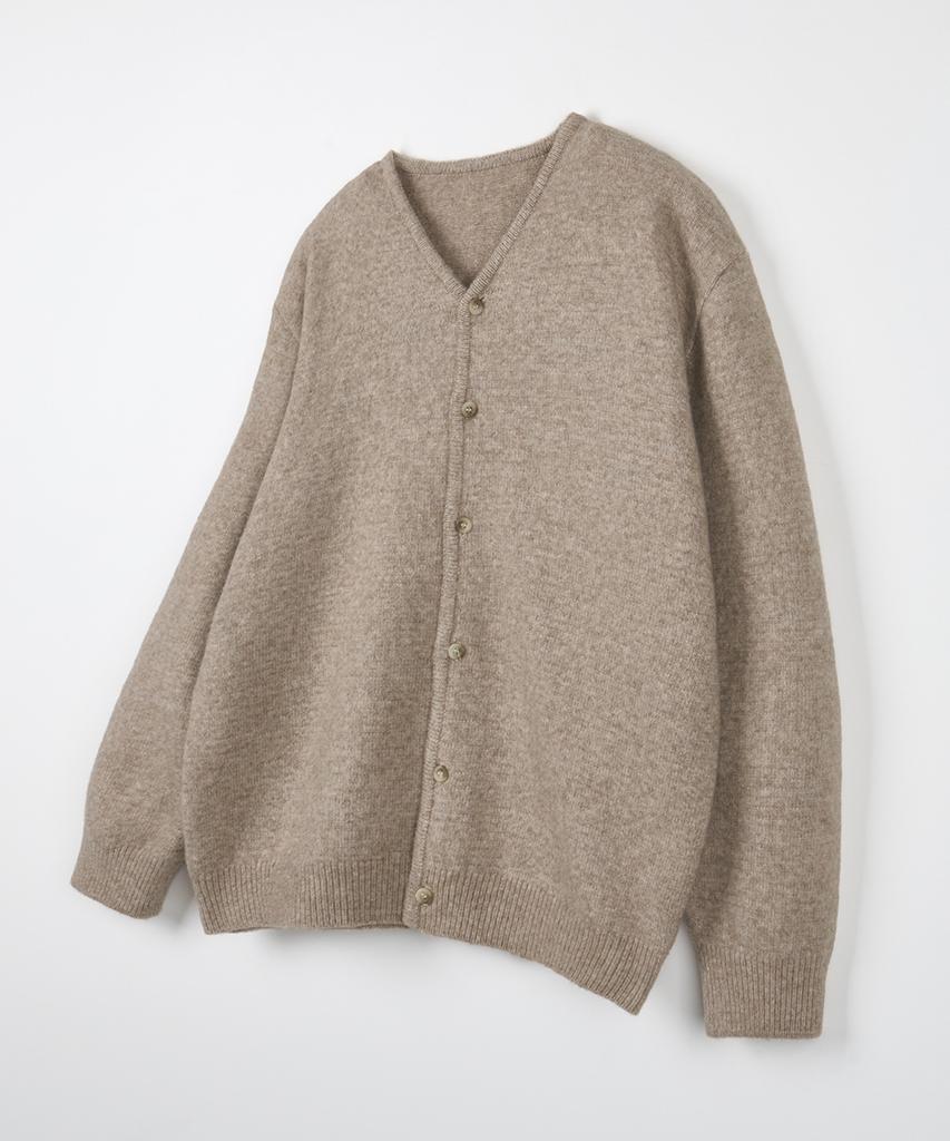 Nodu Sage Basic Cardigan [Beige]