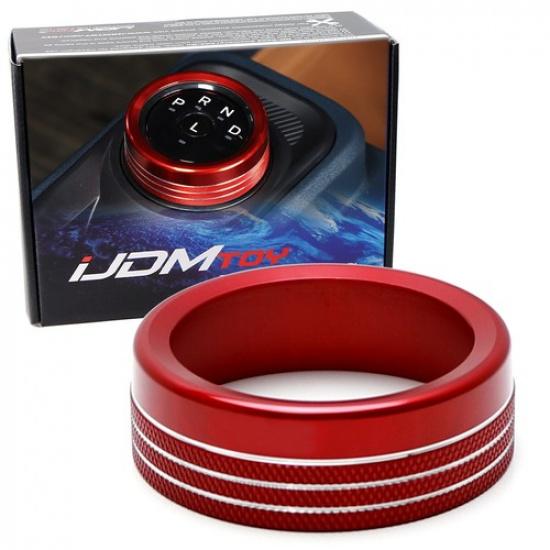 

Red Shifter Knob Rotary/Gear Selector Ring Color Trim For -up Ford Maverick