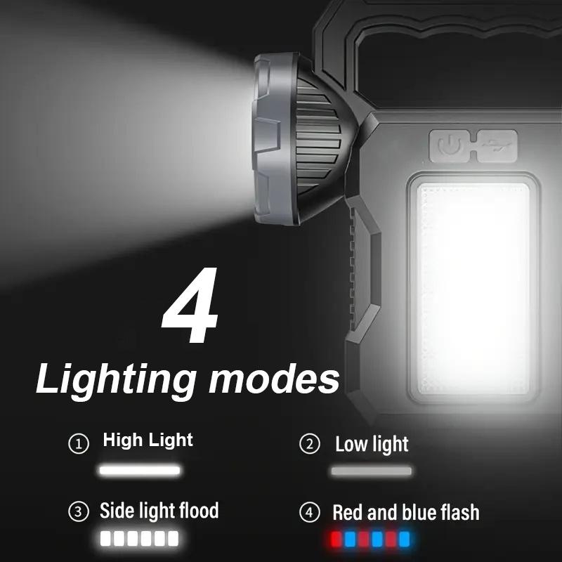 Lanternă LED Portabilă Reîncărcabilă Solară Potrivită pentru Camping, Situații de Urgență, Pană de Curent, Utilizare Interior/Exterior