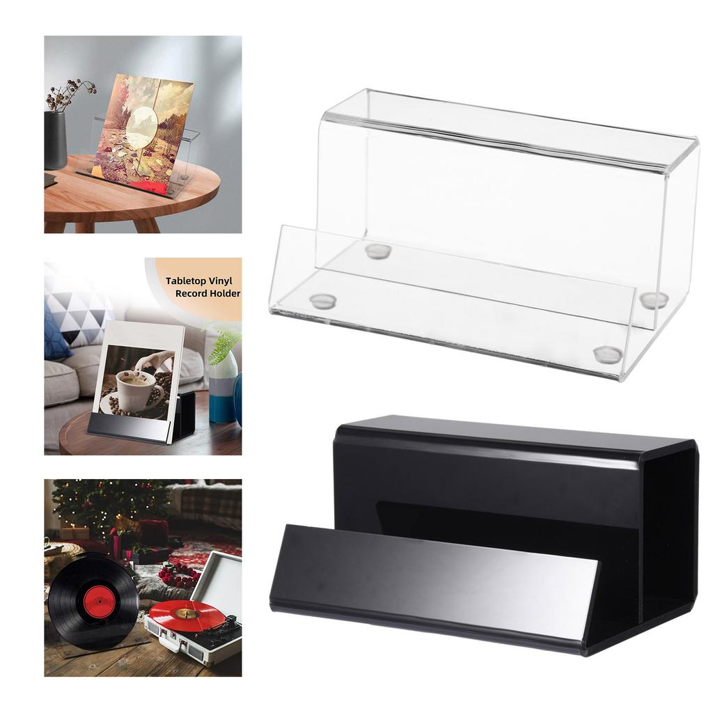 Vinyls Record Storage Bracket Vinyls Record Holder Vinyls Record Desktop Display Stand Acrylic Record Rack for Home