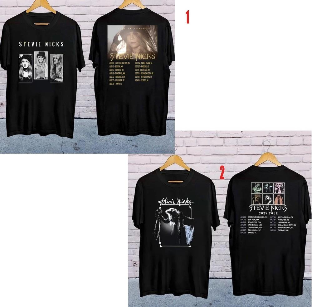 2025 Stevie Nicks Tour T-Shirt, Stevie Nicks Fan Shirt, Concert Merch 90S Shirt