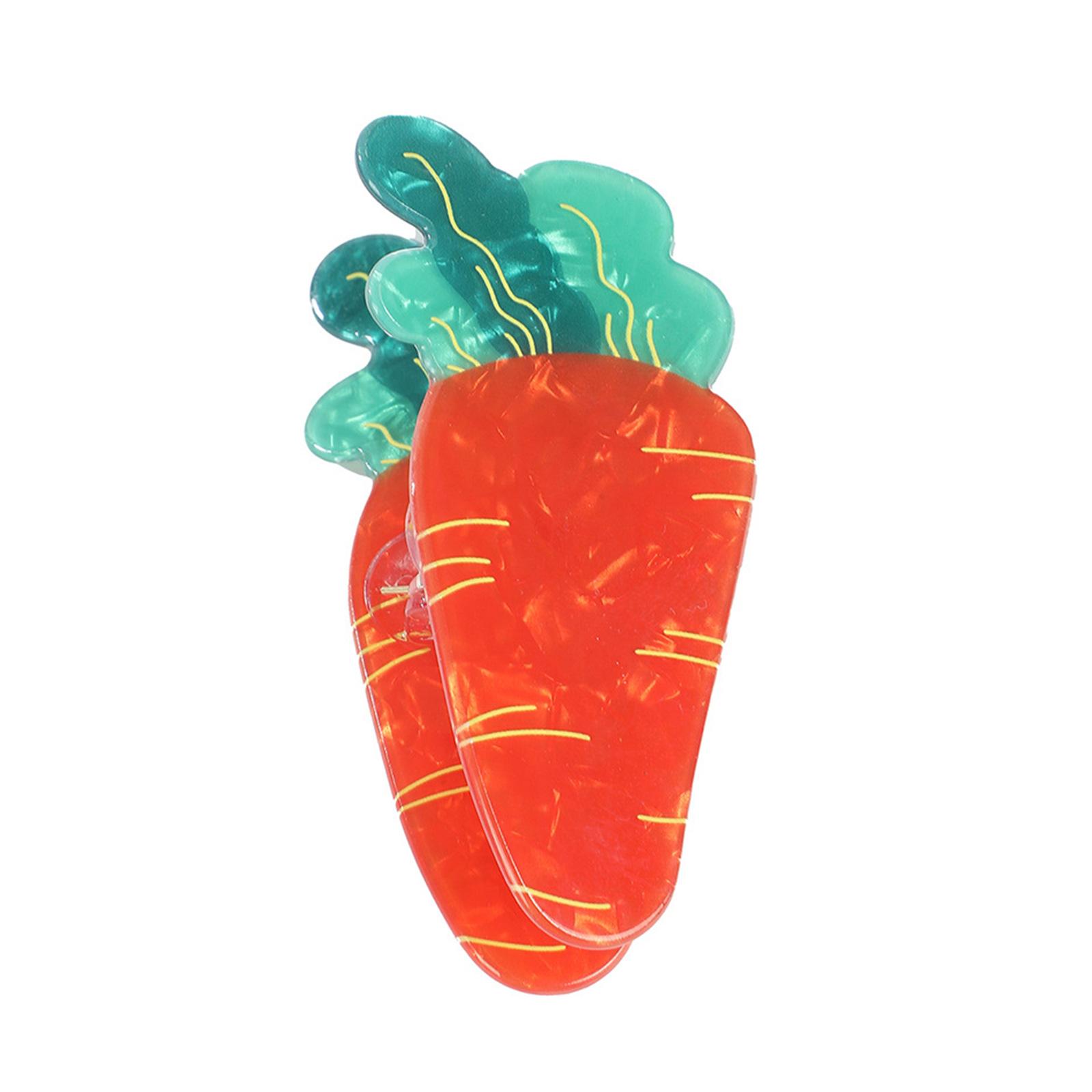 

Fruit Shaped Hair Claw Clip For Women Girls Lightweight PVC Barrettes For Hair Ornament Accessories Teacher Gifts 2