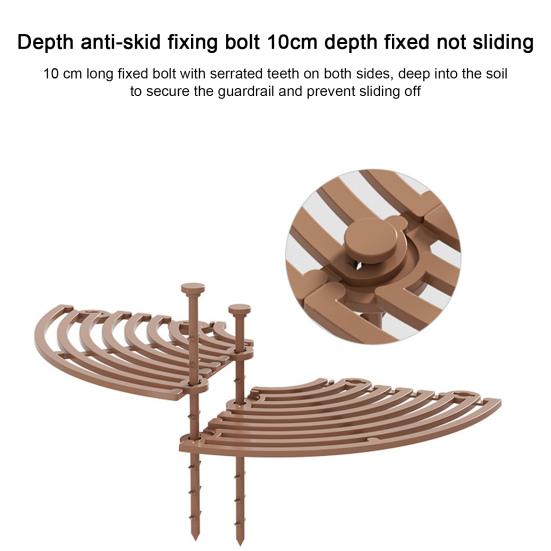 Praktisk anti-korrosjon plantepottedeksel Enkel montering Kuttbar plast blomsterpottebeskytter for hjemmet