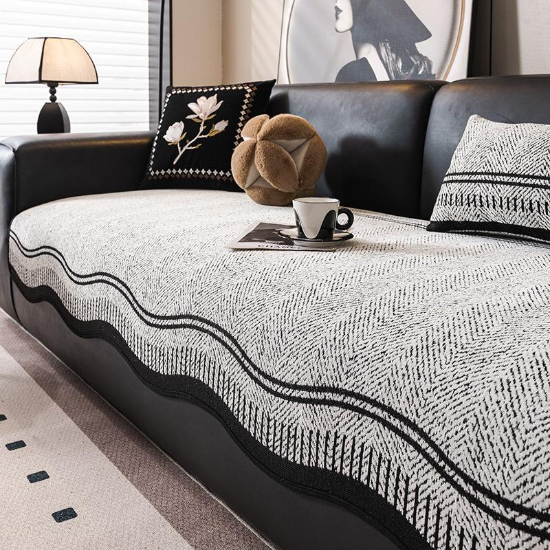 Special-Shaped Sofa Cushion Universal In All Seasons  New Sofa Seat Cushion Non-Slip Straight Row Light Luxury High-End Cover Cloth Towel