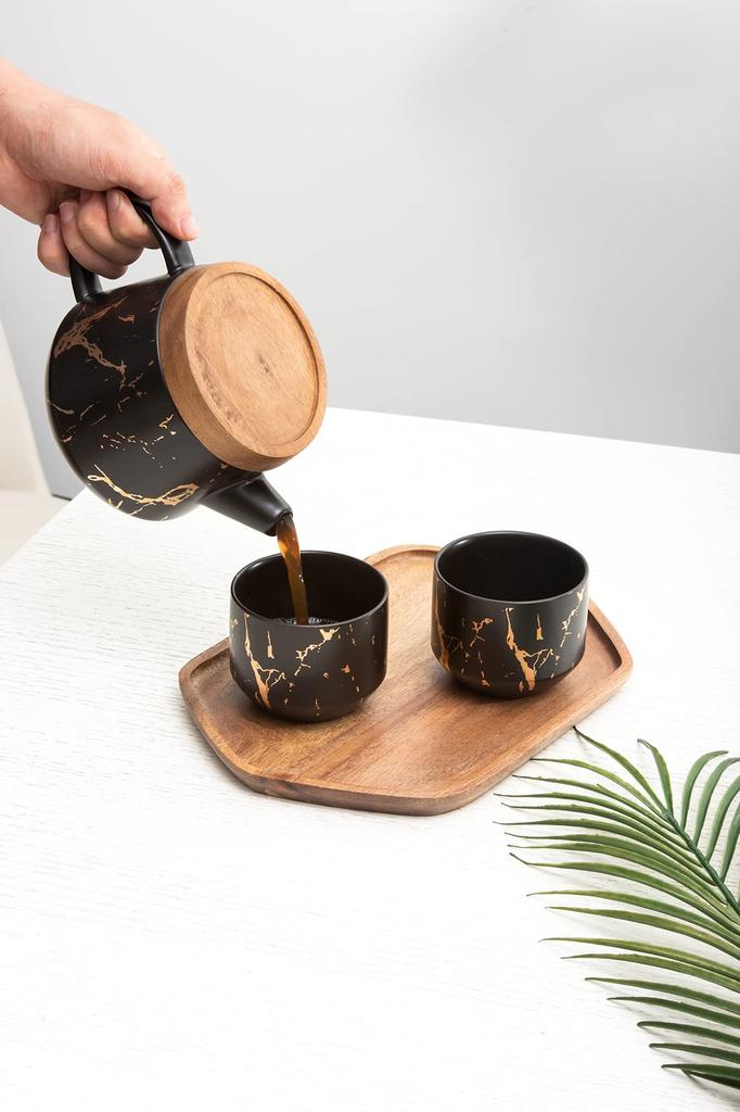 Clapoyis Gift Set: Cute Teapot & Teacup Set of 2