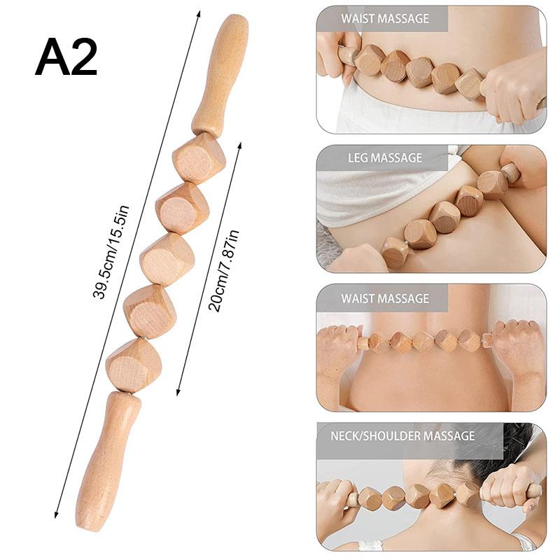 Professional Wood Therapy Massage Tools For Body Shaping Anti Cellulite Lymphatic Drainage Waist Sculpting