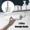 Self-adhesive Wall-Mounted Storage Racks Pot Lid Holder Toilet Paper Holder Tissue Hanger