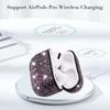 Applicable AirPods Pro earphone case 3rd generation Bluetooth earphone love glitter all-inclusive anti-drop protective cover, hook