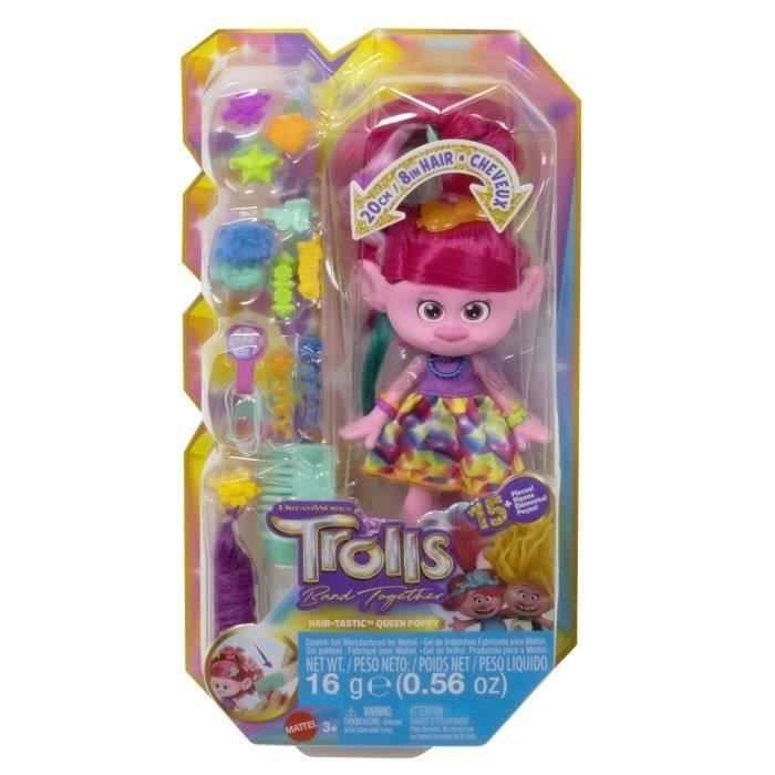 Poppy Hair Glitter - Mattel - Hnf25 - Trolls Fashion Doll