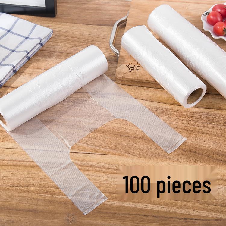

Small and Large Vest-Style Thickened Tear-Off Food Preservation Bags Small 28*25cm