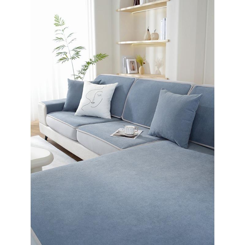 

Чехол для дивана «All-Inclusive» Four Seasons Universal Non-Slip Dark Gray Chenille Sofa Cushion Case For Pillow Cover Towel 60*60cm
