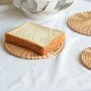 Natural Rattan Coasters Hand-woven Kitchen Decoration Accessories