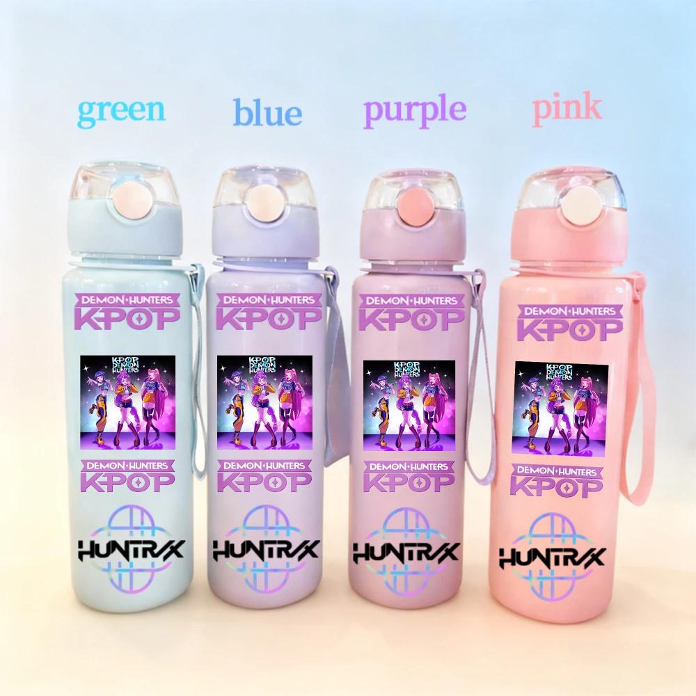 700ML KPOP Devil Hunter Stainless Steel Insulated Mug Anime Cartoon Style Portable Cup Fit designed for Students plus Children