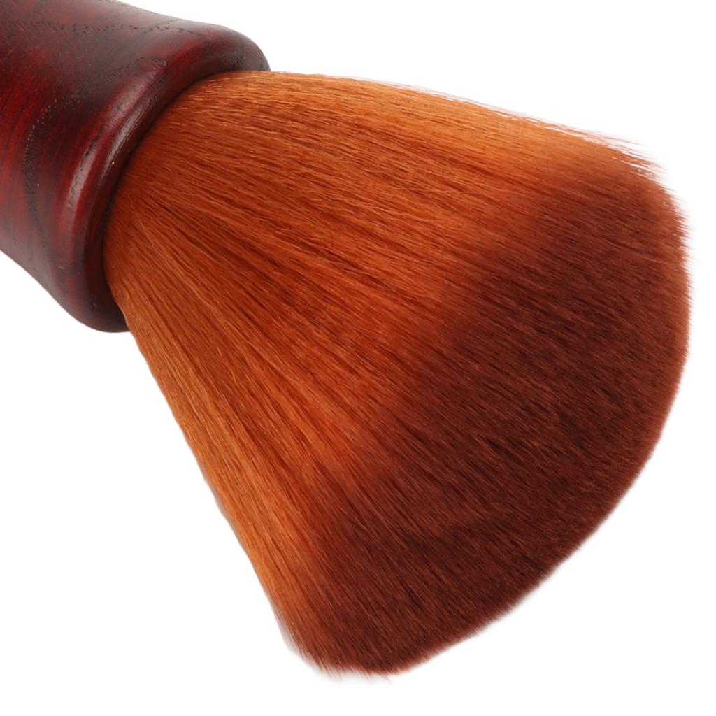 Men Beard Brush Soft Nylon Hair Wooden Handle Beard Grooming Brush for Hair Cleansing