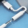 USB Type C to 3.5mm Female Headphone Adapter USB C to Sound Dongle Cable Cord Signal Transfer Converters for Mobile Phon