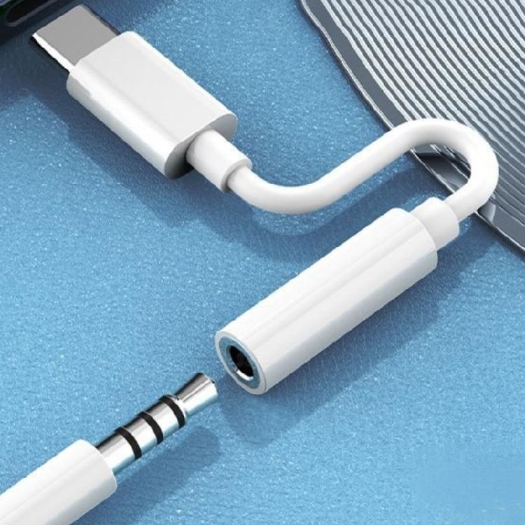USB Type C to 3.5mm Female Headphone Adapter USB C to Sound Dongle Cable Cord Signal Transfer Converters for Mobile Phon