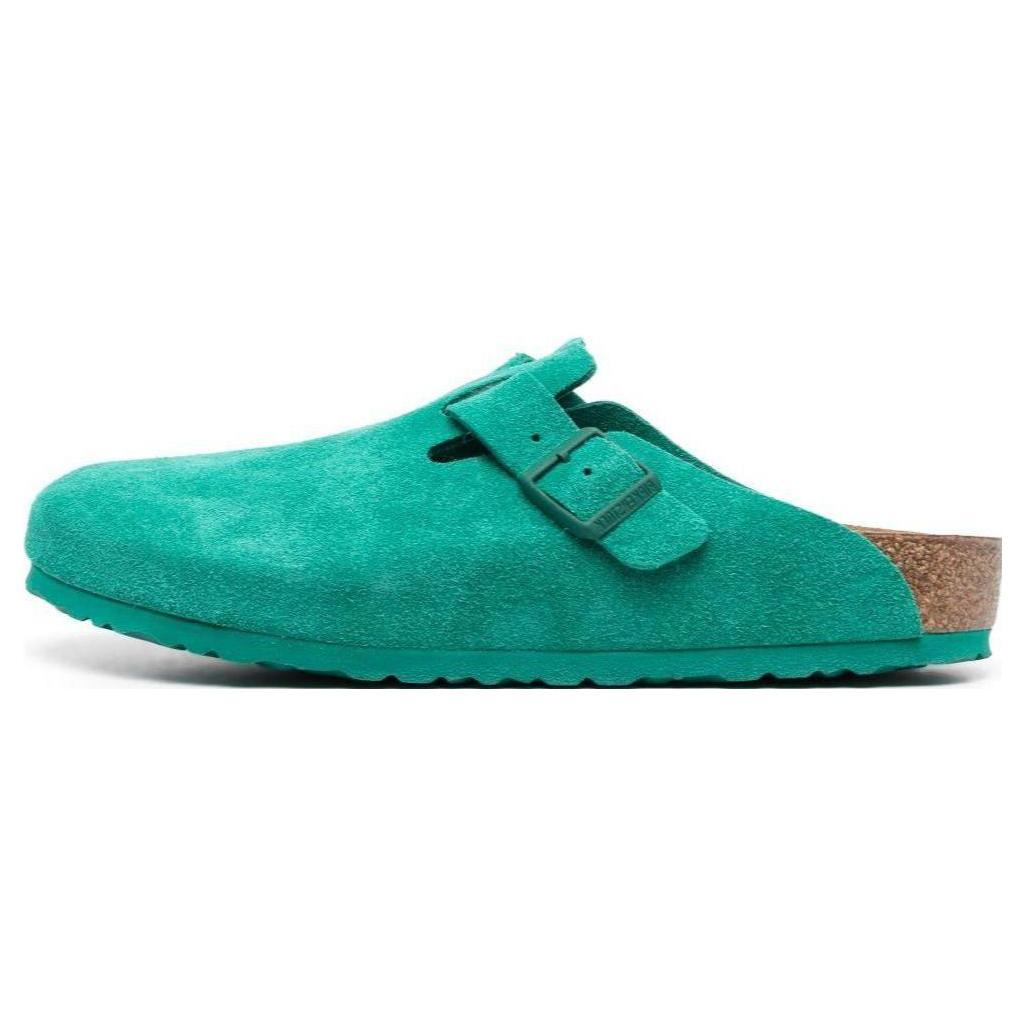 Сандалии-клоги Birkenstock Boston из замши 1026129 36 зелёный
