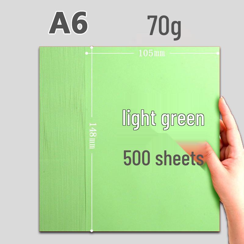 Colored Craft and Drawing Paper for Children - A6 Size, Ideal for Kindergarten Projects and DIY Art
