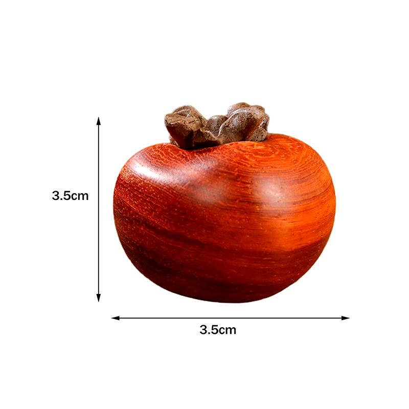 

1/3PCS Lifelike Wooden Persimmon Fruit Ornament, Suitable For Use As A Car Coffee Table Or Living Room Decoration.
