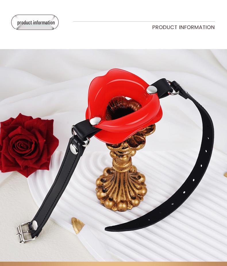 Adult Silicone Gag Ring for Female Slave Oral Training and SM Play