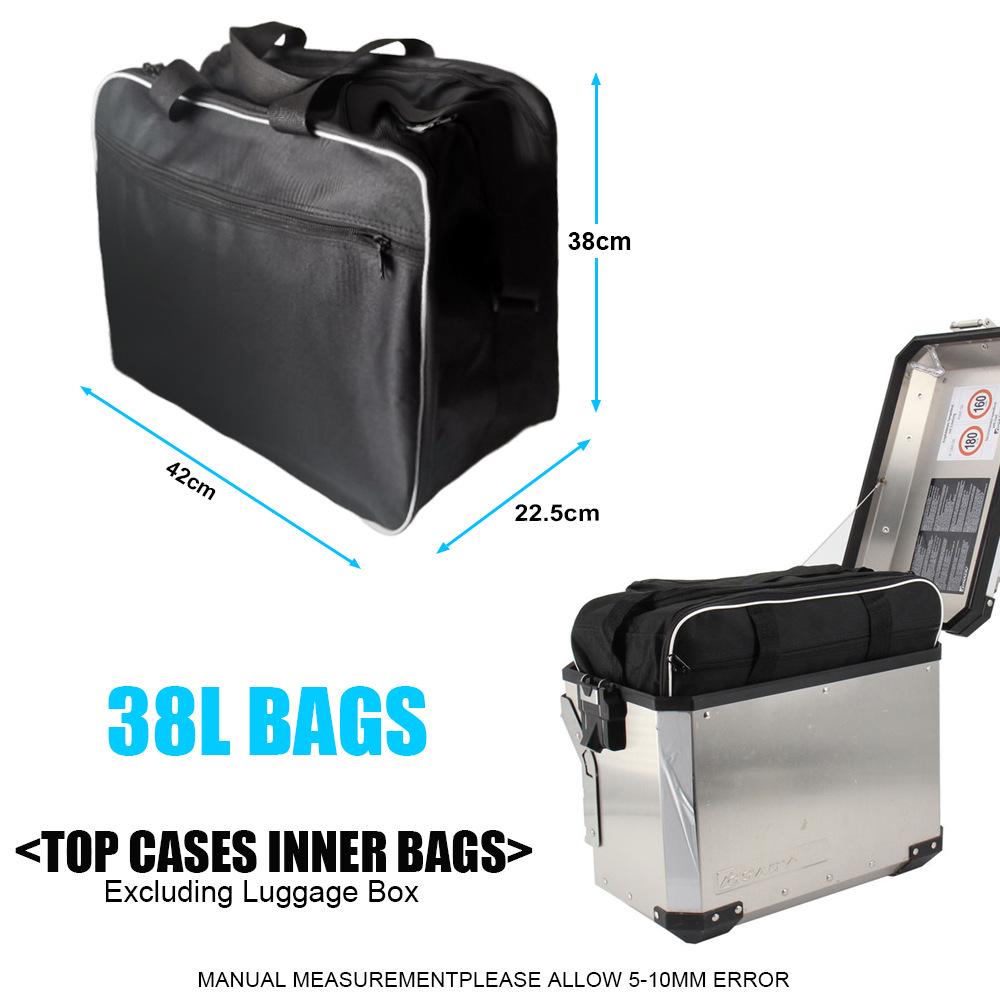 BMW R1200GS ADV Black Motorcycle Luggage Bag Liner Set
