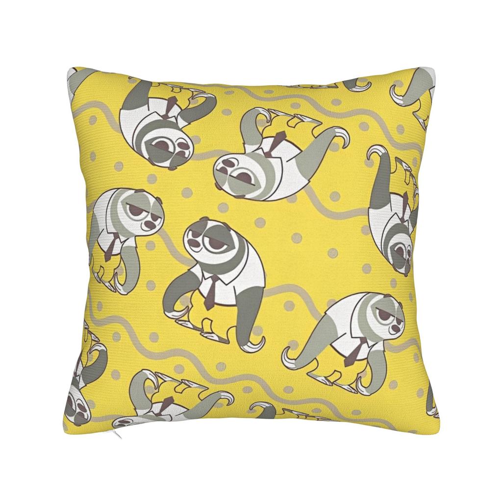 Zootopia 2 Animated Film Square Pillow Cases Buddy Cop Comedy Cushion Covers Creative Zipper Decor Pillowcase for Sofa 45*45cm