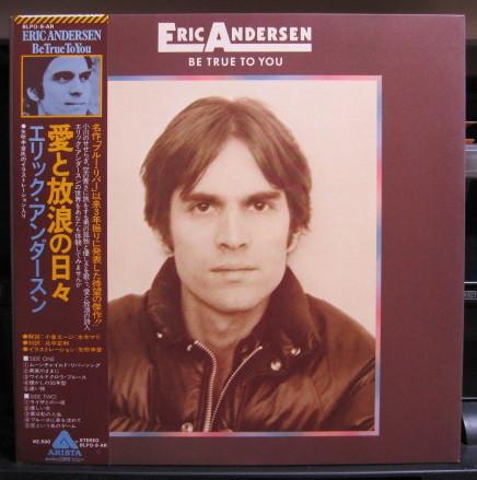 

LP Record ERIC ANDERSEN - Be True To You BLPO9AR ARISTA 1975 Japan Rock Used