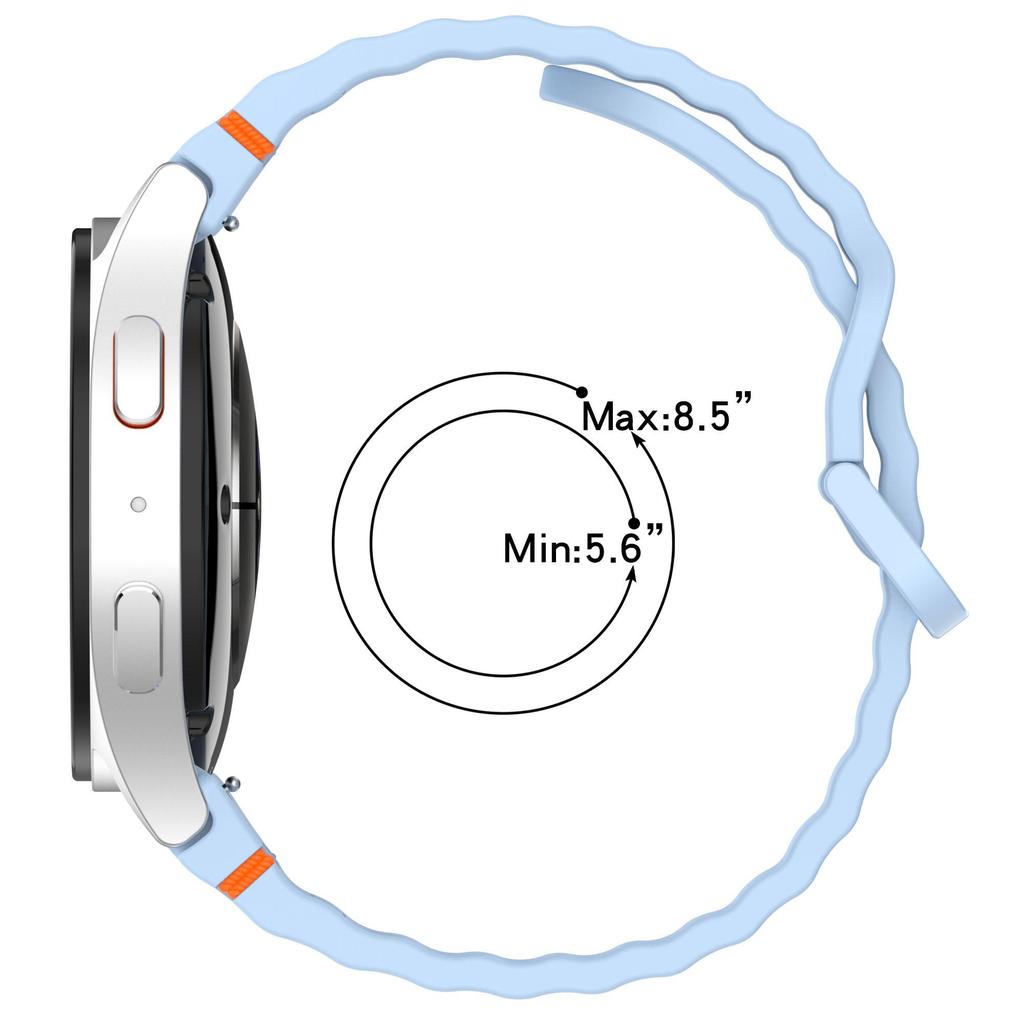 Silicone Strap For Samsung Galaxy Watch 7/6/5/4 40mm 44mm 4 6 Classic 42mm 46mm 47mm 43mm Sports Bracelet Watch5 Pro 45mm Correa