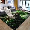 Roronoa Zoro Pattern Rug, Indoor/Outdoor Mat, for Picnic, Gameroom, Bedroom, Office, Living Room, Home Decor Carpet, Birthday Gift