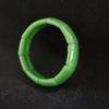 Elegant Nephrite Jade Bamboo Bracelet for Women - Jadeite Color, Simple Gift for Mom