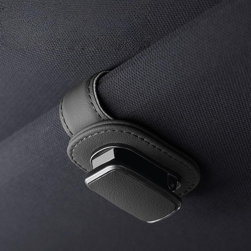 1Pcs Car Sun Visor Glass Storage Car Interior Supplies Auto Glasses Holder Car Ticket Sunglasses Holder