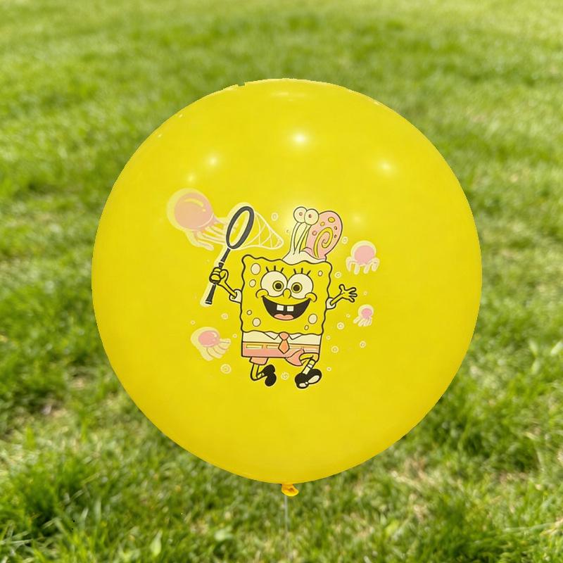 36-Inch Thick Balloon Toy with Designs for Kids - Perfect for Outdoor and Kindergarten Decorations
