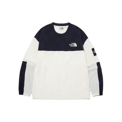 The North Face Albany Crewneck Cream Unisex Korea Version NM5MQ03J