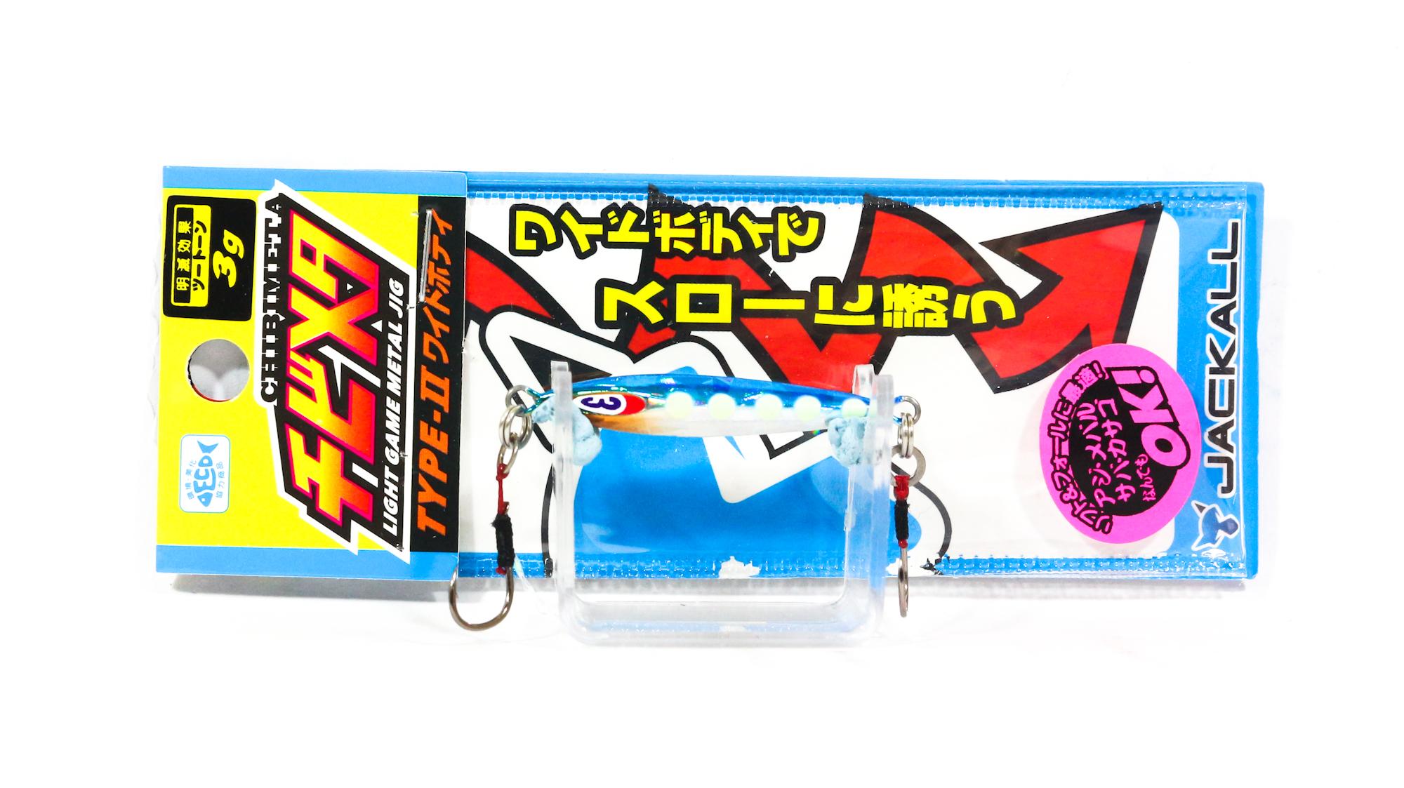 

Jackall Metal Jig Chibi Metal Type II 3 грамма Glow Dot Iwashi (7571)