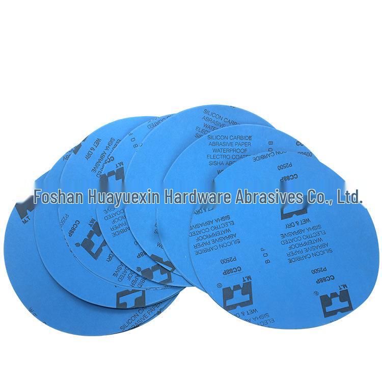 2500 Grit 10-inch Wet/Dry Sandpaper, 250mm Round, High Precision Polishing Metallographic