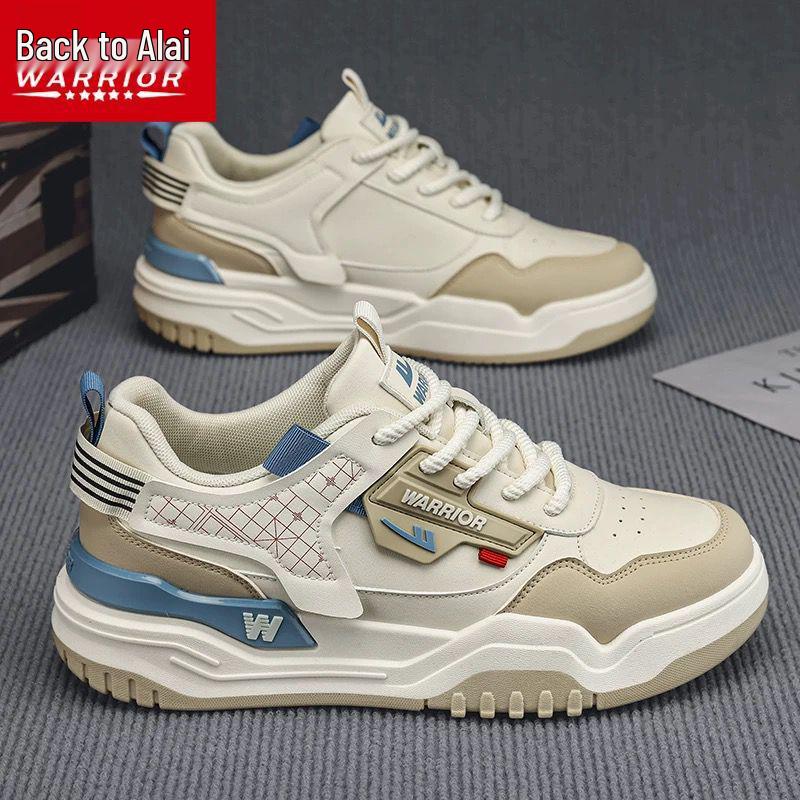 HuiLi Men s 2025 Spring Skate Shoes: Lightweight, Thick Sole, White Casual Footwear for Outdoors 42
