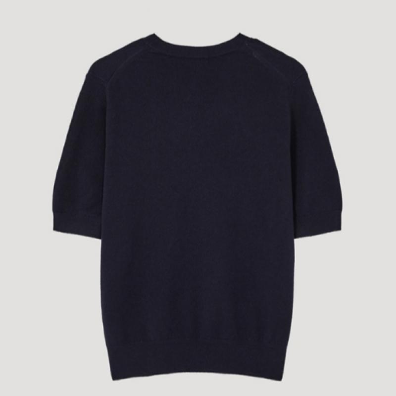 She S miSS  Round Neck Half Sleeve Knit SSkpop12600 Na