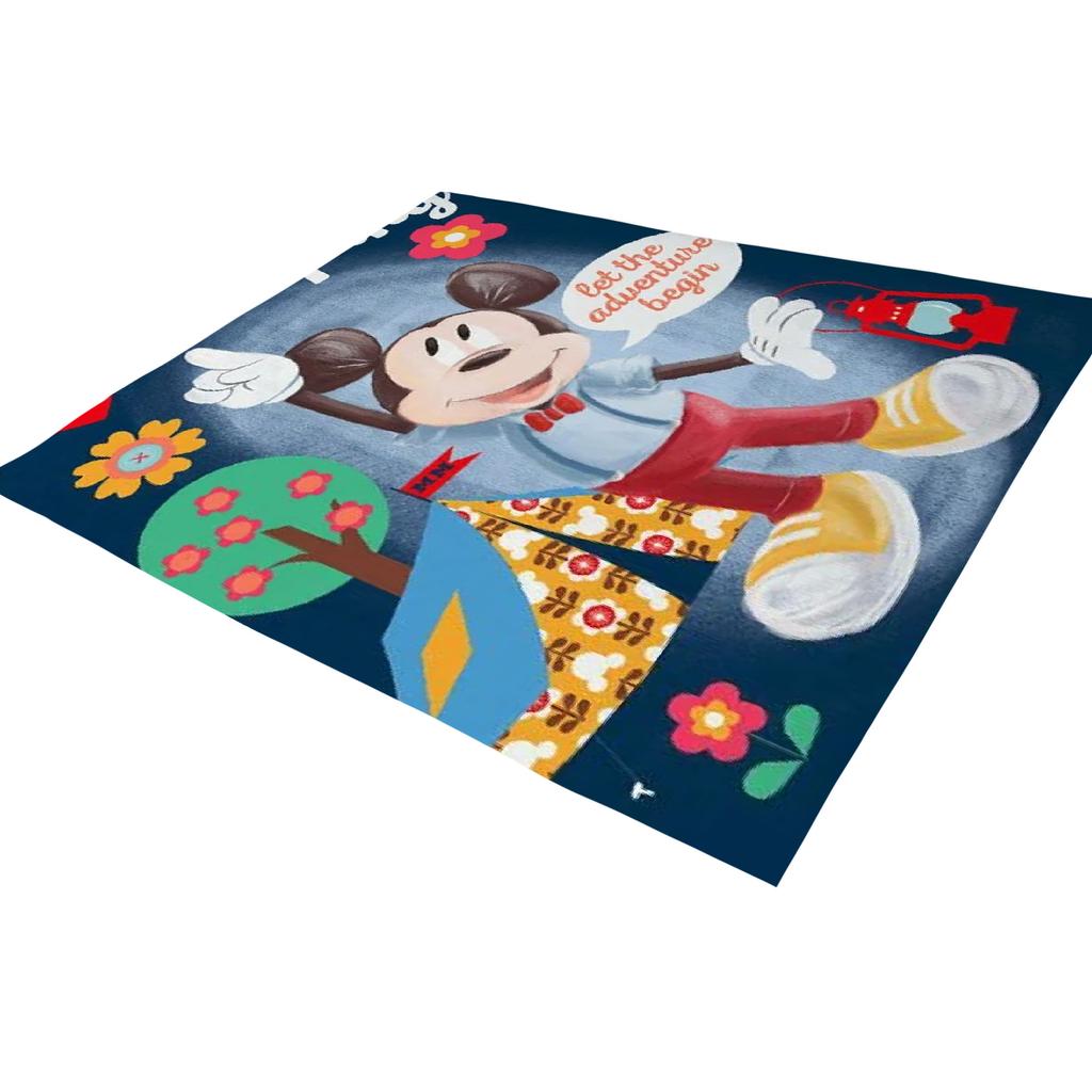 Disney Camping Cotton Mickey Mouse Duvet Cover Set