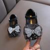 Autumn Korean-style girls' princess baby small/medium/large children's bowknot leather dance performance shoes