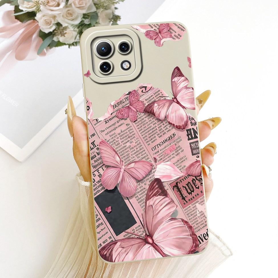 For Xiaomi Mi 11 Lite Casing For Xiaomi Mi 11 Lite 5G Cover Fashion Cartoon Cute Funny Painted Silicone Phone Case