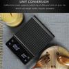 Italian Coffee Scale 0.1g Precision, Touch Button, Hand-Brew, Compact for Kitchen or Home Bar.
