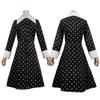 Wednesday Addams Cosplay Costume School Uniform Set Nevermore Academy Outfit for Women Girls
