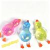 Crystal Transparent Kawaii Duck Glitter Stress Ball Non-Toxic Squeeze Toy Soft Squishy Heal Relief Pressure Anxiety Fidget Toy