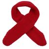 Children Cross Knit Scarf, Soft Solid Color Kids Winter Neck Warmer, Toddler Neck Collar Scarf
