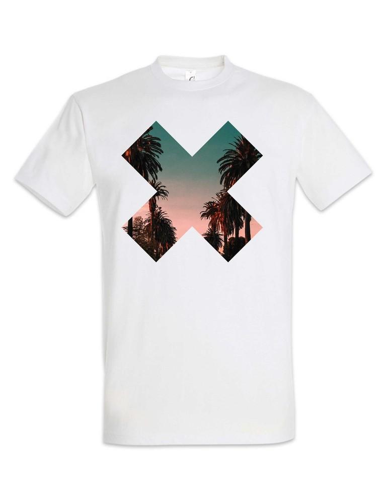 

Cross Bild California T-Shirt Skyline City United States of America USA US Flag 3XL