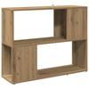 Bookshelf Room Divider Artisan Oak 80 x 24 x 63 cm